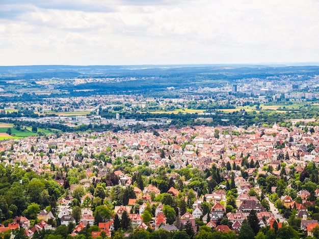 HDR-Luftaufnahme von Stuttgart Deutschland