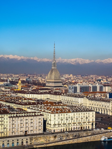 HDR-Luftaufnahme von Turin