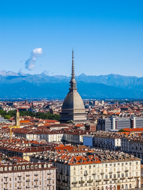 HDR-Luftaufnahme von Turin