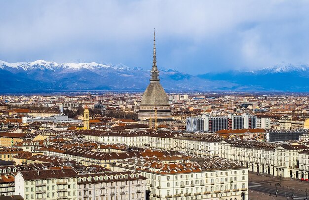 HDR-Luftaufnahme von Turin