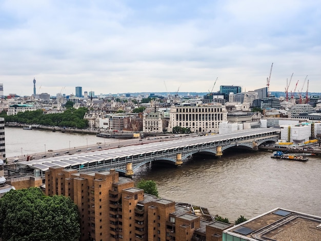 HDR-Luftbild von London