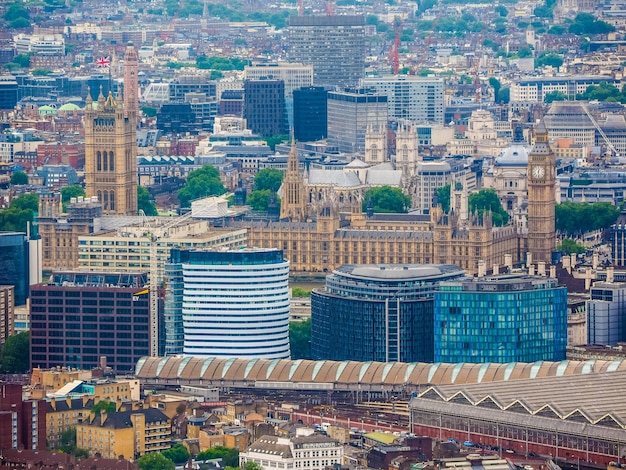 HDR-Luftbild von London