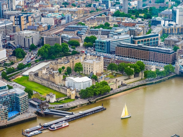 HDR-Luftbild von London