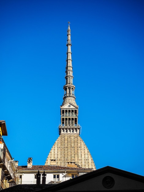 HDR Maulwurf Antonelliana in Turin