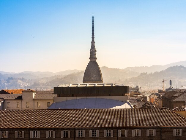 HDR Mole Antonelliana en Turín