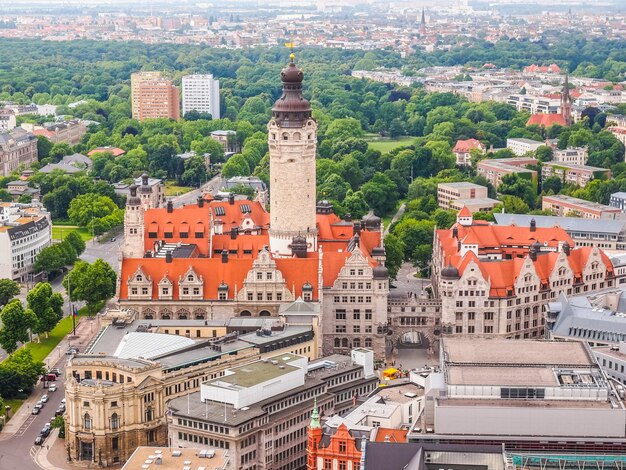 HDR Neue Rathaus en Leipzig