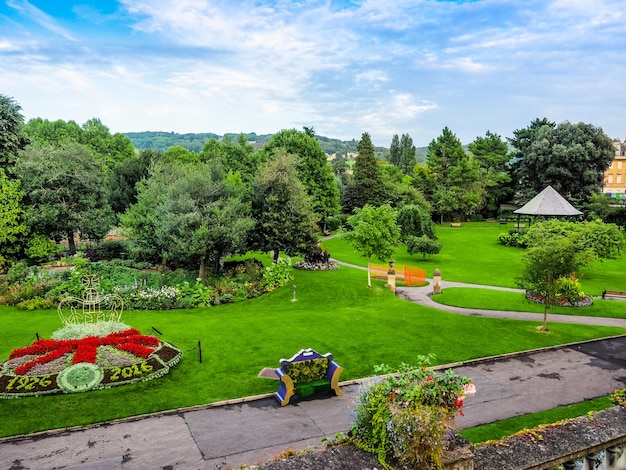 HDR Parade Gardens in Bath