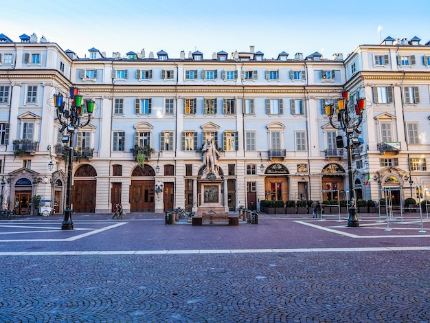 HDR Piazza Carignano Turín