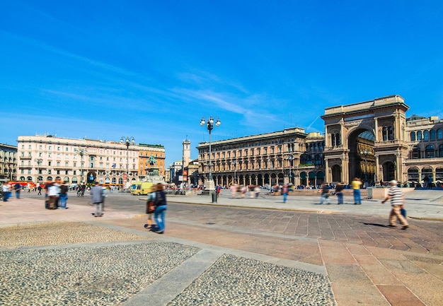 HDR Piazza Duomo Mailand