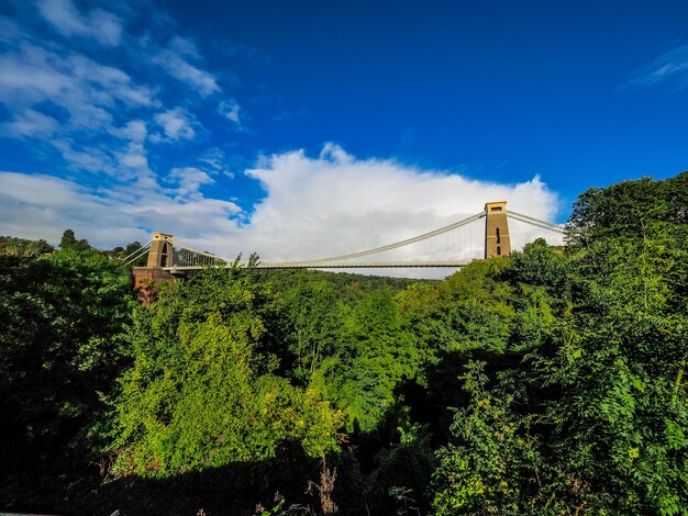 HDR Puente colgante de Clifton en Bristol