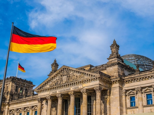 Foto hdr reichstag em berlim