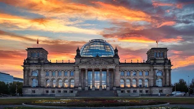 Foto hdr reichstag em berlim