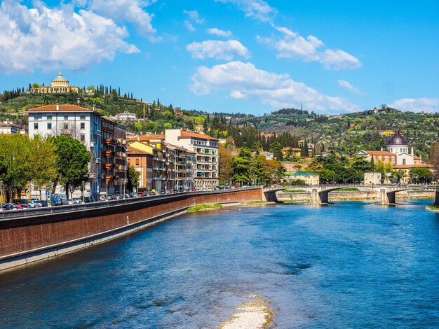 HDR Río Adige en Verona