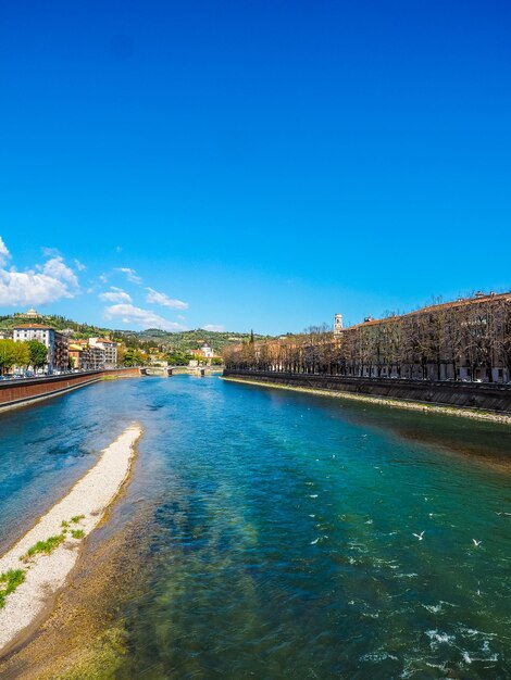 HDR Río Adige en Verona