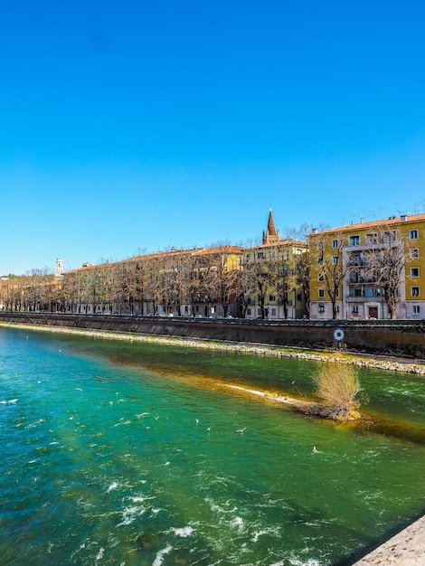 HDR Río Adige en Verona