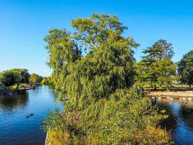 HDR río Avon en Stratford upon Avon