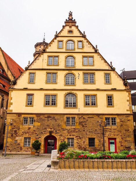 HDR Schillerplatz em Stuttgart