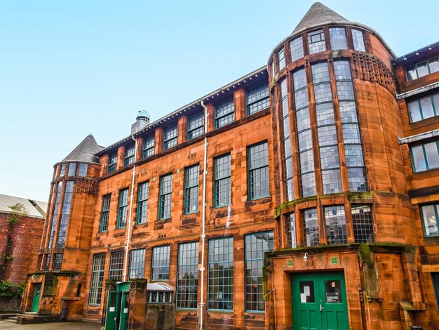 HDR-Schottland-Straße in Glasgow