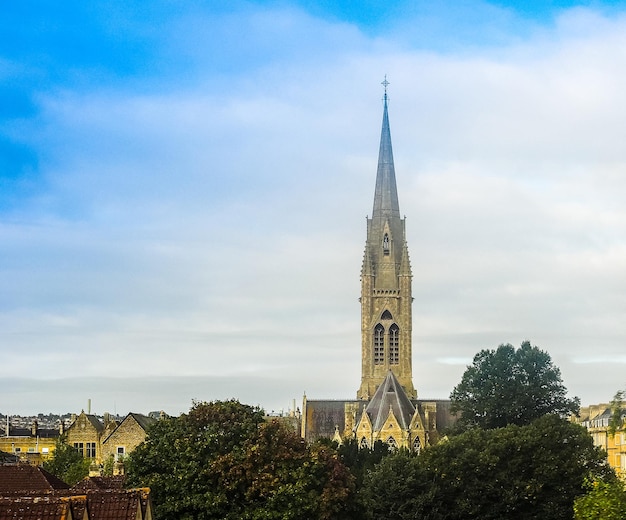 HDR-St.-Johannes-Kirche in Bath