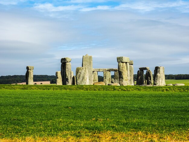 Hdr stonehenge-denkmal in amesbury