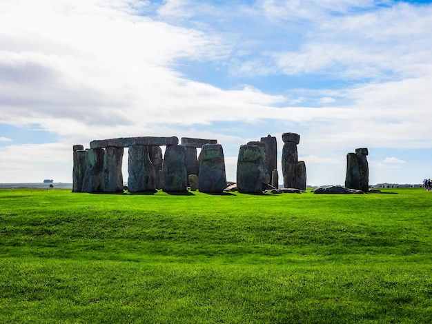 HDR Stonehenge monumento en Amesbury