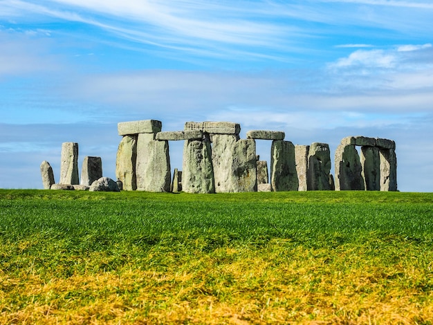 HDR Stonehenge monumento en Amesbury