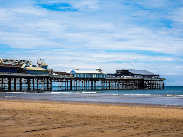 HDR-Vergnügungsstrand in Blackpool