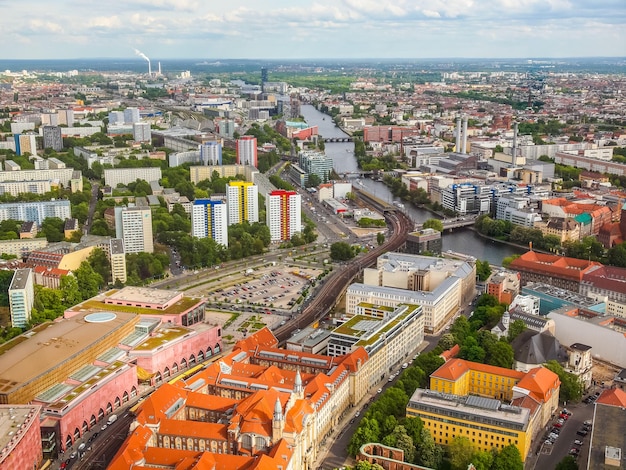 HDR vista aérea de Berlín