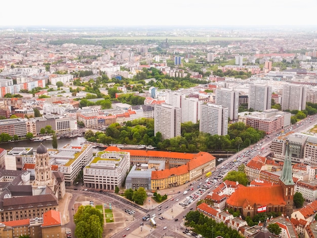 HDR vista aérea de Berlín