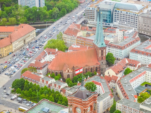 HDR vista aérea de Berlín