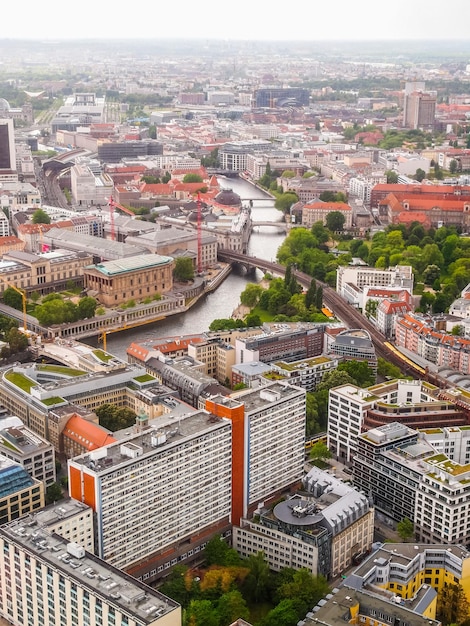 HDR vista aérea de Berlín