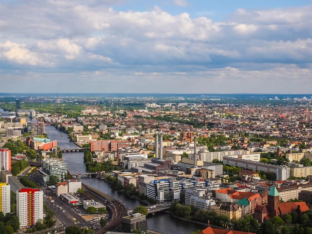 HDR vista aérea de Berlín