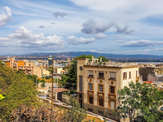 HDR Vista aérea de Cagliari