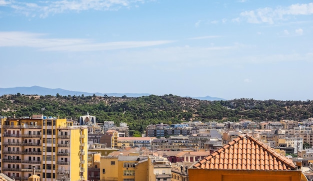 HDR Vista aérea de Cagliari