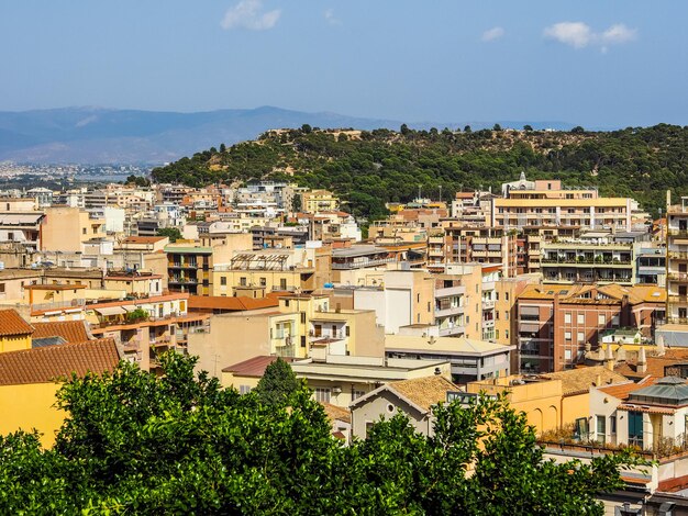 HDR Vista aérea de Cagliari