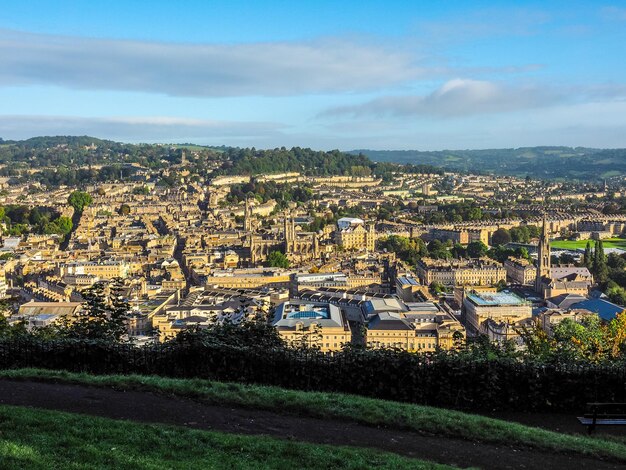 HDR Vista aérea de Bath