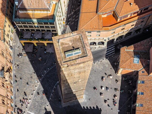 HDR vista aérea de Bolonha