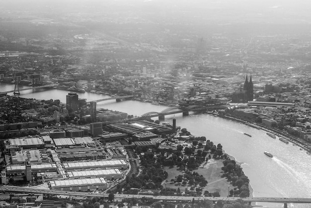 HDR vista aérea de Koeln