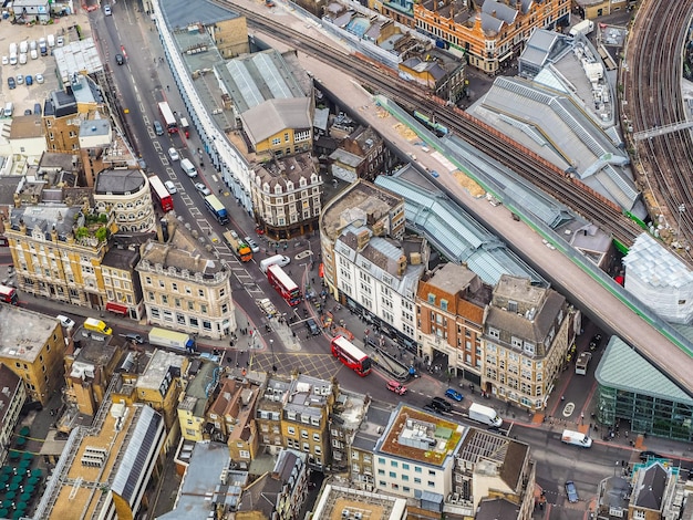 HDR vista aérea de Londres