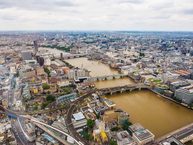 Hdr vista aérea de londres