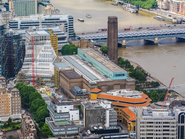 HDR vista aérea de Londres