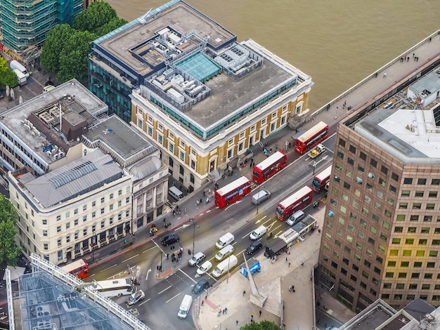 Hdr vista aérea de londres