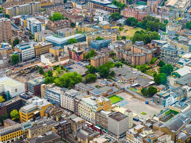 HDR vista aérea de Londres