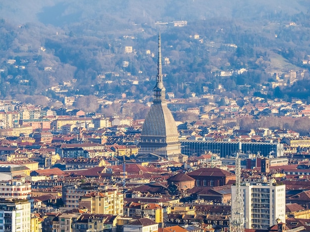 HDR vista aérea de Turim