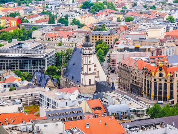 HDR Vista aérea de Leipzig