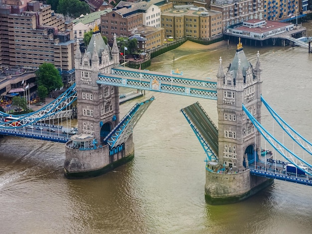 HDR Vista aérea de Londres