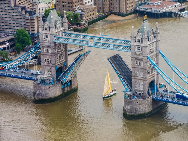 HDR Vista aérea de Londres