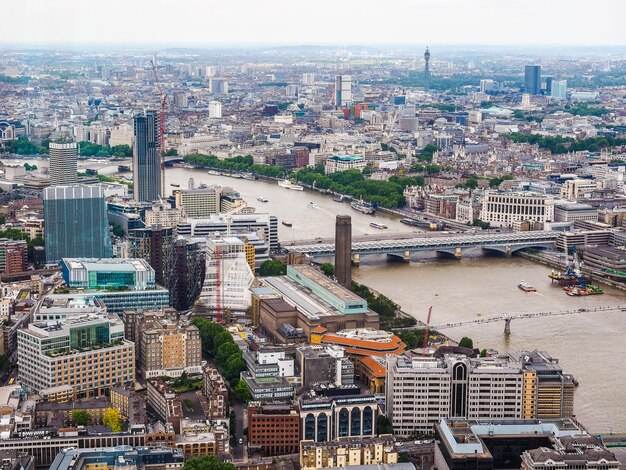 HDR Vista aérea de Londres