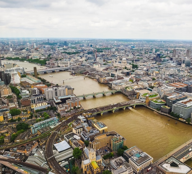 HDR Vista aérea de Londres