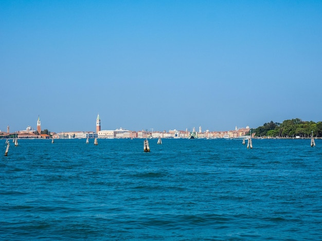 HDR Vista de la ciudad de Venecia